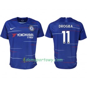 Koszulka Chelsea DROGBA 11 Domowe Koszulki Piłkarskie 2018-2019 Krótki Rękaw